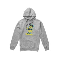 Disney Mens Trippy Mickey Mouse Hoodie - XXL, Sport Heather