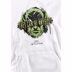 Marvel Mens Secret Invasion Anybody Hoodie - S, White