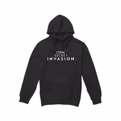 Marvel Mens Secret Invasion Logo Hoodie - XXL, Black