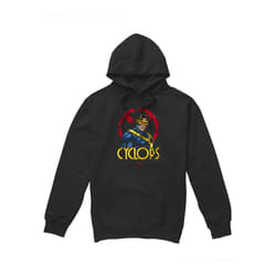 Marvel Mens X-Men Cyclops Logo Hoodie - XXL, Black