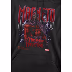Marvel Mens X-Men Magneto Hoodie - XXL, Black