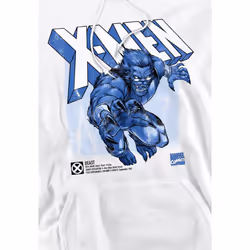 Marvel Mens X-Men Beast Hoodie - XL, White