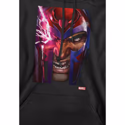 Marvel Mens X-Men Magneto Comic Cover Hoodie - XL, Black