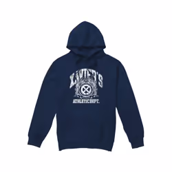Marvel Mens X-Men Athletic Dept Professor X Hoodie - L, Navy