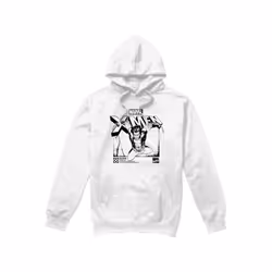 Marvel Mens X-Men Wolverine Jump Hoodie - L, White