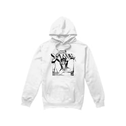 Marvel Mens X-Men Wolverine Jump Hoodie - L, White