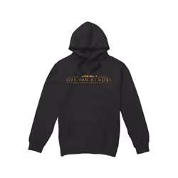 Star Wars Mens Obi Wan Kenobi Logo Hoodie - M, Black