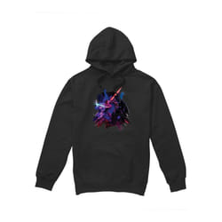 Star Wars Mens Obi Wan Kenobi Vader Painted Hoodie - S, Black