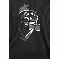 Star Wars Mens Obi Wan Kenobi Vader Eye Hoodie - M, Black