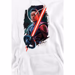 Star Wars Mens Obi Wan Kenobi Reva Painted Hoodie - L, White