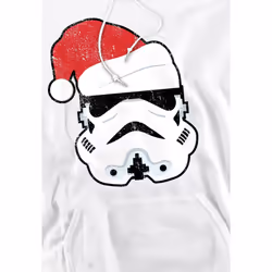 Star Wars Mens Stormtrooper Santa Christmas Hoodie - XXL, White