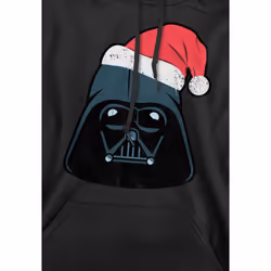 Star Wars Mens Darth Vader Santa Christmas Hoodie - M, Black