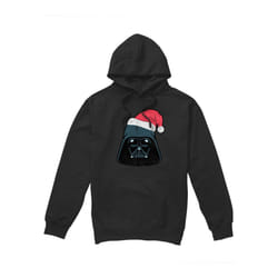 Star Wars Mens Darth Vader Santa Christmas Hoodie - XXL, Black