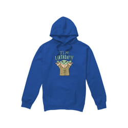 Star Wars Mens It's My Birthday Hoodie - XXL, Royal Blue