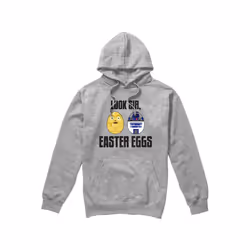 Star Wars Mens Look Sir, Easter Eggs Hoodie - S, Sport Heather