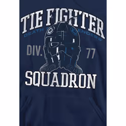 Star Wars Mens Tie Fighter Squadron Hoodie - XXL, Navy