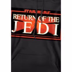 Star Wars Mens Jedi Warp Hoodie - XL, Black