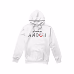 Star Wars Mens Andor Logo Hoodie - XXL, White