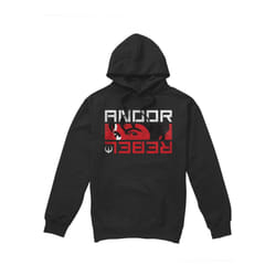 Star Wars Mens Andor Rebel Spy Hoodie - XXL, Black
