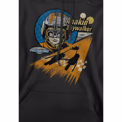 Star Wars Mens Mos Espa Anakin Skywalker Hoodie - S, Black