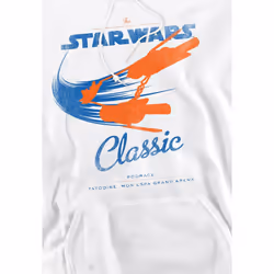 Star Wars Mens Classic Hoodie - XXL, White