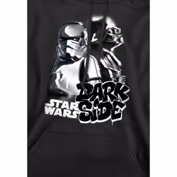 Star Wars Mens Dark Side Duo Hoodie - XL, Black