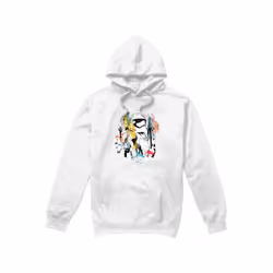 Star Wars Mens Stormtrooper Abstract Hoodie - S, White