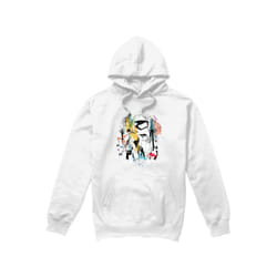 Star Wars Mens Stormtrooper Abstract Hoodie - XL, White