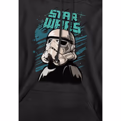 Star Wars Mens Street Glare Stormtrooper Hoodie - XL, Black
