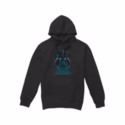 Star Wars Mens Darth Vader Distressed Hoodie - S, Black