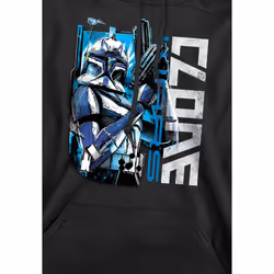 Star Wars Mens Clone Rex Hoodie - M, Black