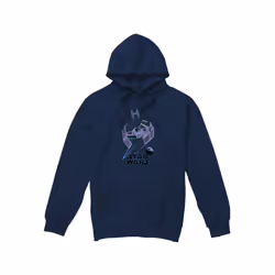Star Wars Mens Death Star Defenders Hoodie - S, Navy