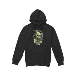 Star Wars Mens Yoda Best Grandad Comic Hoodie - XXL, Black