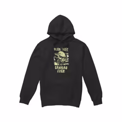 Star Wars Mens Yoda Best Grandad Comic Hoodie - XL, Black
