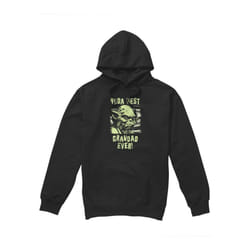 Star Wars Mens Yoda Best Grandad Comic Hoodie - XL, Black