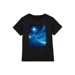 Frozen Childrens/Kids Magical Light Elsa T-Shirt - 7-8 Years, Black