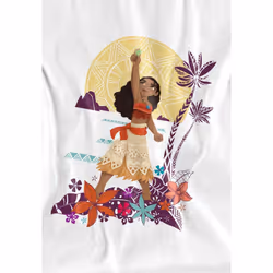 Moana Childrens/Kids Heart Sunset T-Shirt - 12-13 Years, White