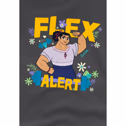 Encanto Childrens/Kids Flex Alert Luisa T-Shirt - 12-13 Years, Charcoal