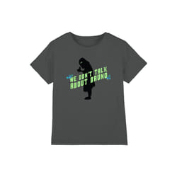 Encanto Childrens/Kids We Don't Talk About Bruno Silhouette T-Shirt - 7-8 Years, Charcoal