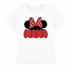 Disney Childrens/Kids Ears For Mama Minnie Mouse Mothers Day T-Shirt - 5-6 Years, White