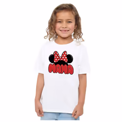 Disney Childrens/Kids Ears For Mama Minnie Mouse Mothers Day T-Shirt - 5-6 Years, White