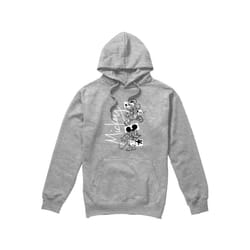 Disney Mens Mickey Mouse Geometric Shapes Hoodie - L, Sport Heather
