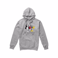 Disney Mens Funky Dance Mickey Mouse Mickey Mouse Hoodie - M, Sport Heather