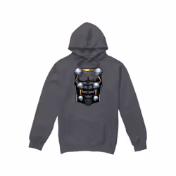 Thor Mens Costume Hoodie - M, Charcoal