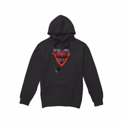 Spider-Man Mens Miles Morales Costume Hoodie - XXL, Black