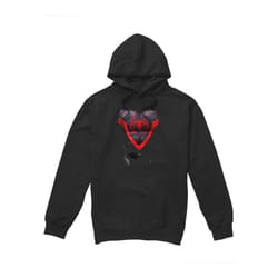 Spider-Man Mens Miles Morales Costume Hoodie - XXL, Black