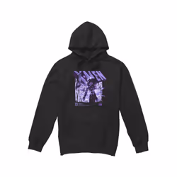 Marvel Mens X-Men Jean Grey Infographic Hoodie - L, Black