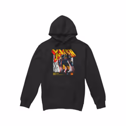 Marvel Mens X-Men Wolverine Infographic Hoodie - XL, Black