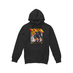 Marvel Mens X-Men Wolverine Infographic Hoodie - XXL, Black