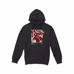 Marvel Mens X-Men Cyclops Infographic Hoodie - XXL, Black